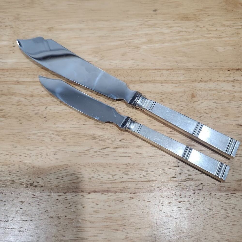 Cardinal by Grann and Laglye Danish Sterling Silver Dinner Cake Knife HH WS